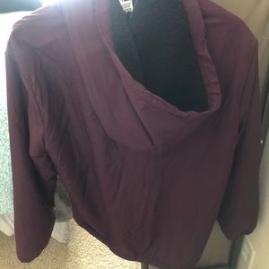 Pink Sherpa lined zip up